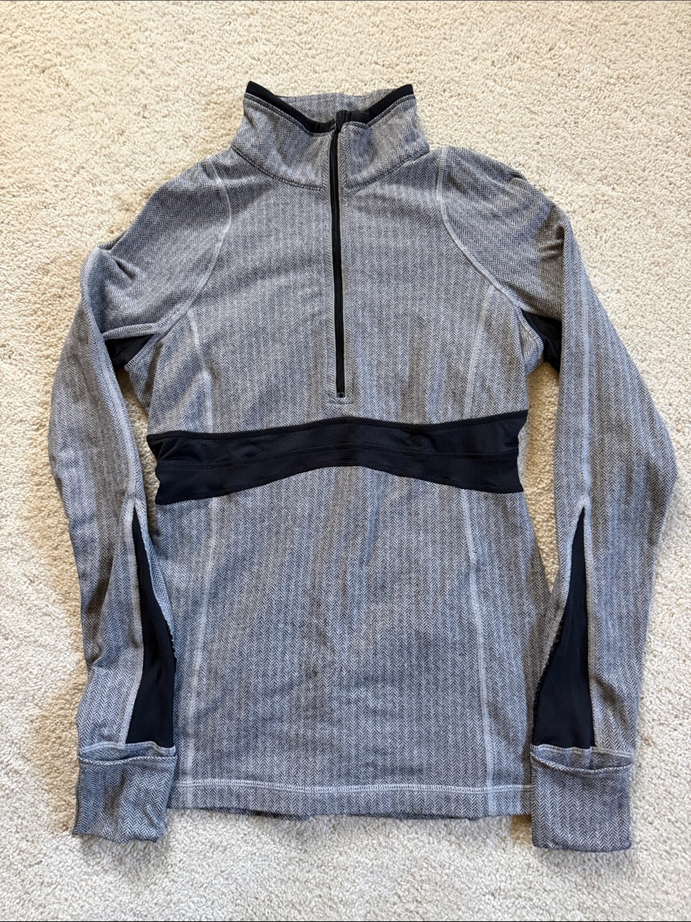 Vintage Lululemon Herringbone Quarter Zip